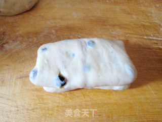 北海道蓝莓干吐司【面包机版】的做法步骤：15