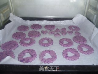 紫山药饼干的做法步骤：10