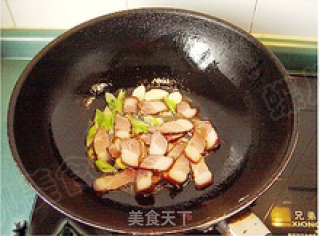 腊肉炒油豆角的做法步骤：6