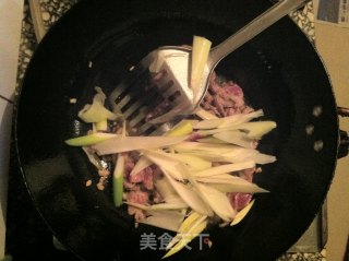 大葱爆羊肉的做法步骤：4