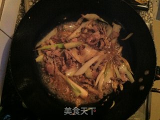 大葱爆羊肉的做法步骤：5
