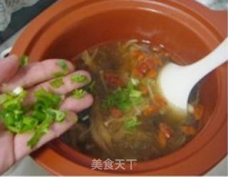 黄花菜紫灵芝鸡汤的做法步骤：12