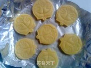 微波炉版哆啦a梦饼干的做法步骤：16