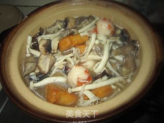 鸡汁杂茹煲的做法步骤：7