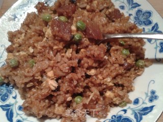 风味腊肠炒饭的做法步骤：9