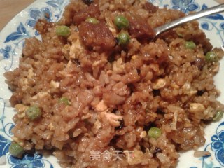 风味腊肠炒饭的做法步骤：10