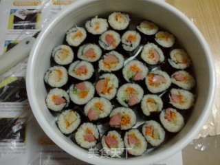 宿舍版简约寿司的做法步骤：3