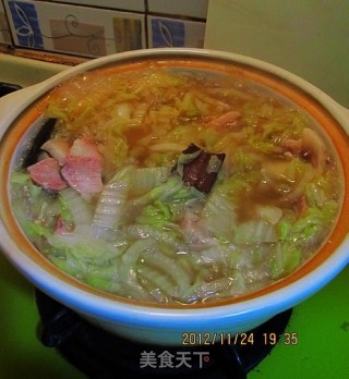简易砂锅酸菜白肉的做法的做法步骤：8