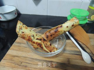 平底锅版---芝麻鸡蛋卷的做法步骤：10