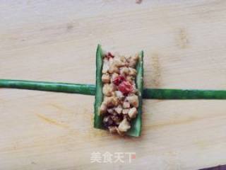 酱料肉末黄瓜卷的做法步骤：18