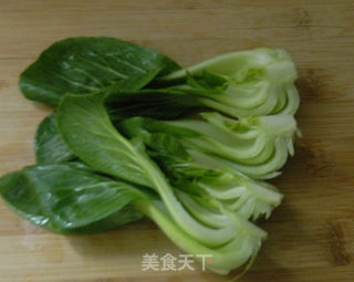 上汤香菇青菜面的做法步骤：2