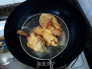 椒盐鱼块的做法步骤：9