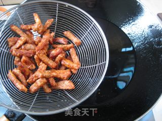 外焦里嫩的糖醋里脊的做法步骤：8