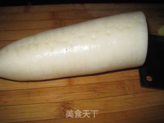 凉拌萝卜的做法步骤：1