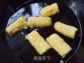 蛋酥香蕉卷的做法步骤：13