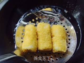 蛋酥香蕉卷的做法步骤：15
