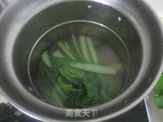 白灼小白菜的做法步骤：3