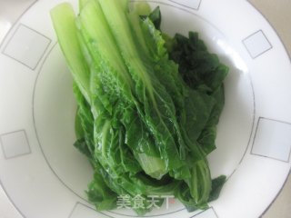 白灼小白菜的做法步骤：4