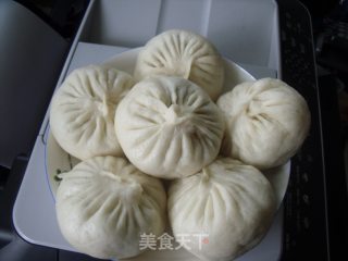 火腿蛋包子的做法步骤：8