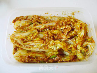 腌朝鲜辣白菜的做法步骤：12