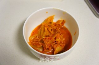 泡菜乌冬面的做法步骤：2