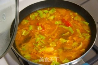泡菜乌冬面的做法步骤：6