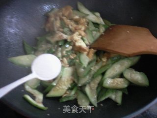 丝瓜炒蛋的做法步骤：6
