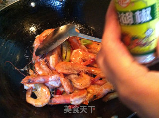 茭白爆虾的做法步骤：5