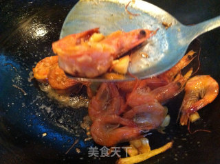 茭白爆虾的做法步骤：7