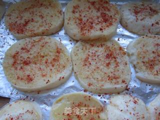孜然烤香酥馍馍片的做法步骤：6