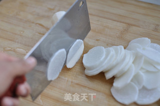 炝炒山药片的做法步骤：1
