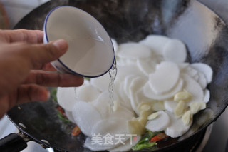 炝炒山药片的做法步骤：9