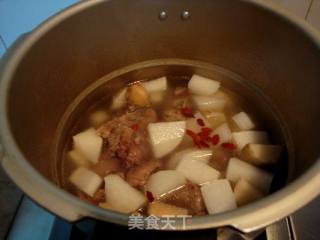 萝卜山药炖排骨--萝卜第二辑的做法步骤：6