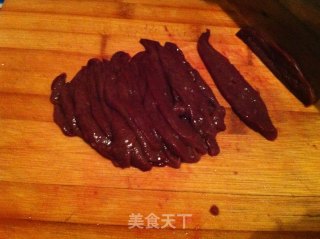 熘肝尖的做法步骤：2