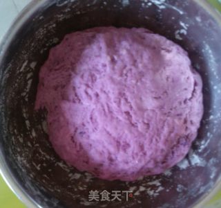 宝宝餐——紫薯奶香小馒头的做法步骤：3