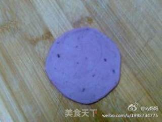 紫色玫瑰馒头的做法步骤：8
