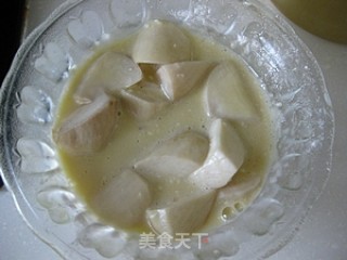 素菜像肉一样香------椒盐杏鲍菇的做法步骤：6