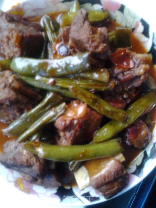四季豆烧排骨的做法步骤：5
