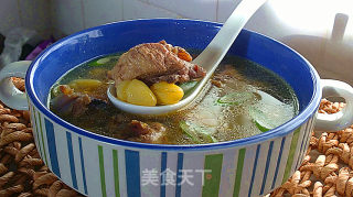 白果鸡块的做法步骤：7