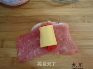吉列芝士猪扒卷的做法步骤：8
