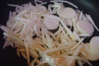 茭白炒小白虾的做法步骤：6