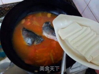 番茄鱼头豆腐汤的做法步骤：8