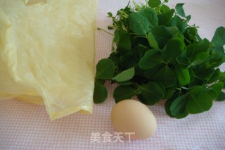 草头豆腐衣鸡蛋汤的做法步骤：1