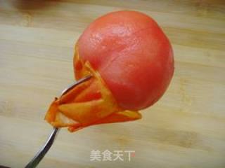 番茄猪肝浓汤的做法步骤：2