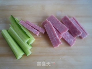 爽口豆皮卷的做法步骤：2