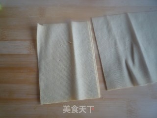 爽口豆皮卷的做法步骤：3