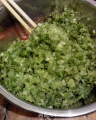 芹菜猪肉包的做法步骤：6