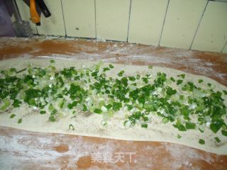 香葱大饼的做法步骤：7