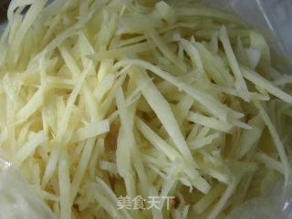炒野鸡丝的做法步骤：3
