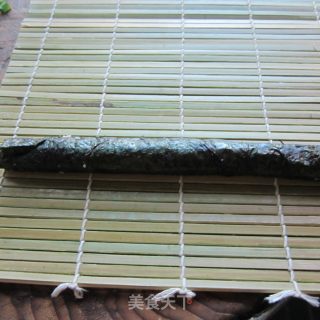 海苔肉末卷的做法步骤：5